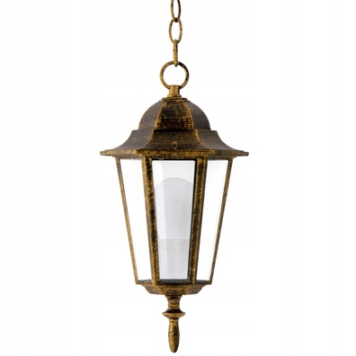 Lampa ogrodowa wisząca zwis LIGURIA patyna
