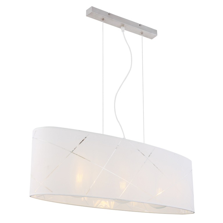 Lampa wisząca Żyrandol NEMMO 15430H2 biała