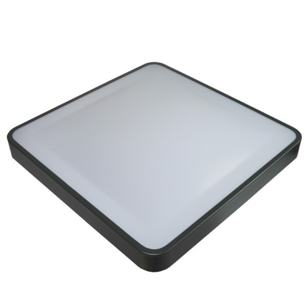 Plafon led Wilton 24W 4000K antracyt KWADRAT