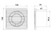 WENTYLATOR ŁAZIENKOWY Ø100 TIMER HIGROSTAT SILENT (2)