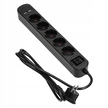 Listwa Przedłużacz 5x Gniazd Schuko 2xUSB Włącznik