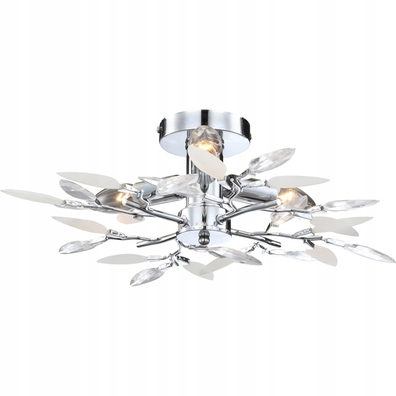 LAMPA SUFITOWA PLAFON ŻYRANDOL LIŚCIE 63160-3