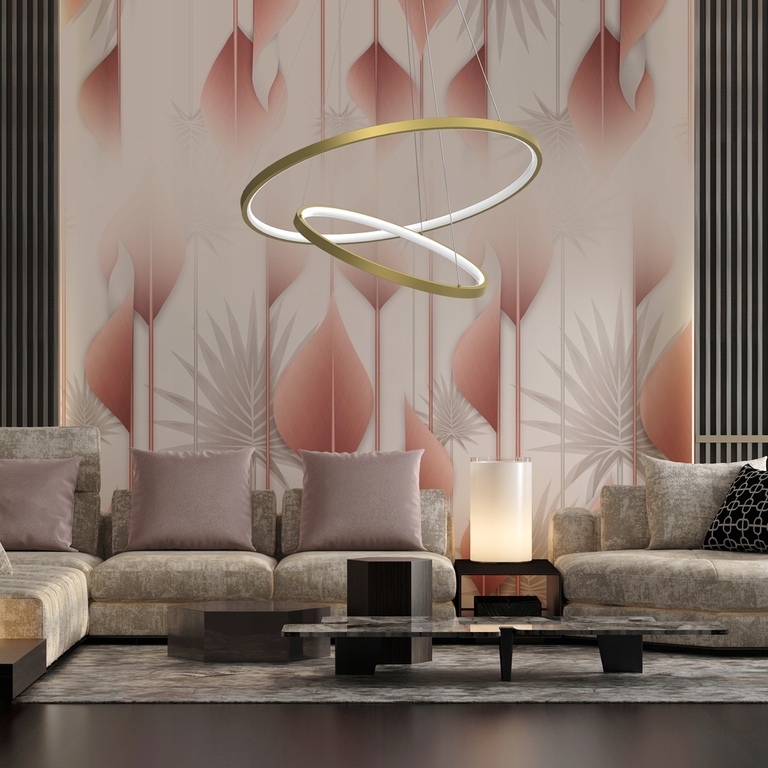 Lampa wisząca ROTONDA GOLD 51W LED 4000K (5)