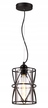LAMPA WISZĄCA ZWIS POJEDYNCZA E27 RUBY METAL/SZKŁO