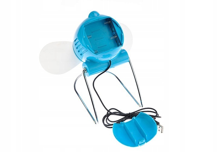 WENTYLATOR WIATRAK NA BATERIE USB BIURKOWY (5)