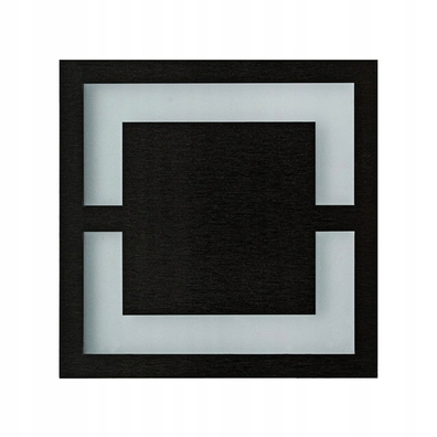 Oprawa schodowa podtynkowa QUADRO BLACK Ciepła
