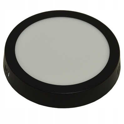 Plafon LED PANEL CZARNY 12W 4000K 230V IP20