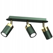 LAMPA SUFITOWA LISTWA 3 JOKER ZIELONY/ZŁOTY (1)
