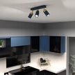LAMPA SUFITOWA LISTWA 3 JOKER GRANAT/ZŁOTY (4)