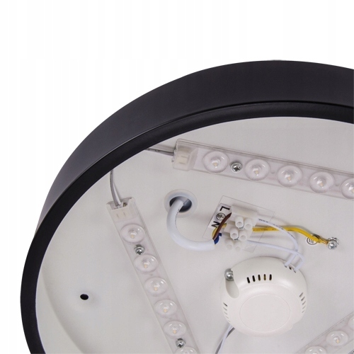 Plafon LED LAMPA SUFITOWA TOTEM OKRĄGŁA 48W NEUTRALNA CZARNY (4)