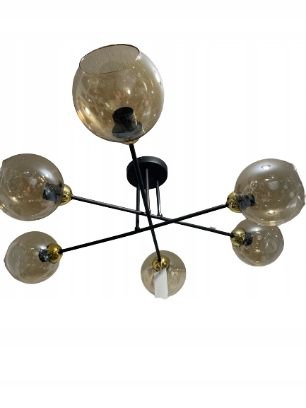 Żyrandol lampa sufitowa industrialna 6 klosze (2)
