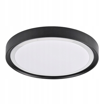 Plafon LED PERSE 15W neutralna czarny tworzywo
