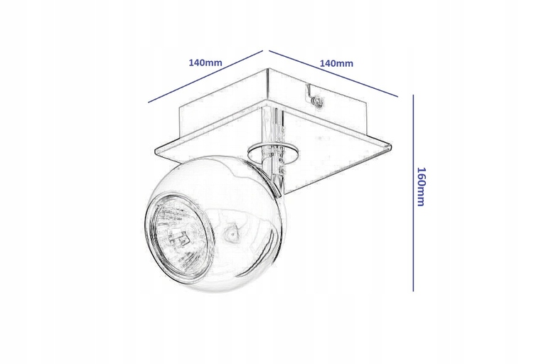Lampa Spot Kinkiet MATT-1 biała (3)