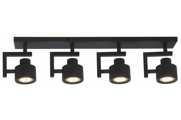 Lampa Alenis listwa 4 regulowana czarna metal (1)