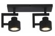 Lampa Alenis listwa 2 regulowana czarna metal