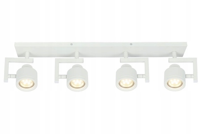 Lampa Alenis listwa 4 regulowana biała metal