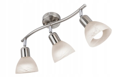 LAMPA SUFITOWA listwa DAYTONA 3 NIKIEL MAT