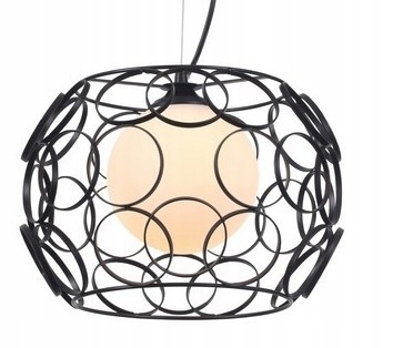 Lampa wisząca zwis Coolio 1 pł 328701-02 czarna