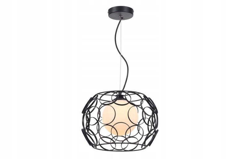 Lampa wisząca zwis Coolio 1 pł 328701-02 czarna (2)