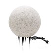 Kula ogrodowa imitacja kamienia marmurkowa GARDEN BALL L 38cm (3)