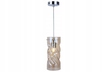 Lampa Zwis chrom smokey wisząca pojedyńcza PIA