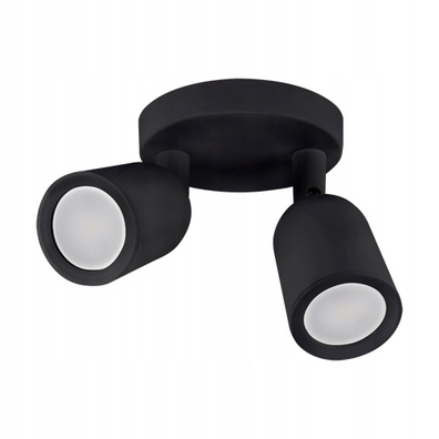Lampa listwa ścienno sufitowa BOGNA czarna GU10