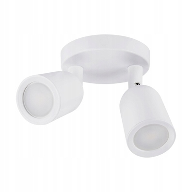 Lampa listwa ścienno sufitowa BOGNA biała GU10