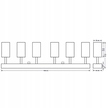 LAMPA SUFITOWA listwa spotlight Fargo 6 czarna (2)