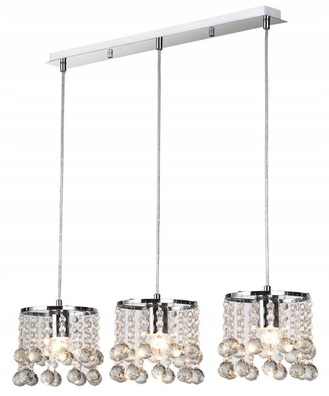 Lampa wisząca LONDON CRYSTAL 3 kryształki NOWOŚĆ