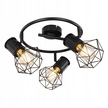 LAMPA SPIRALA SPOT PRISKA GLOBO 54017-3czarny