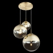 Lampa wisząca GLOBO VARUS 15855-3 złote kule (2)