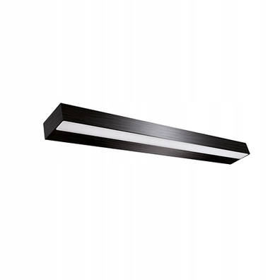 Kinkiet CYBER LED 9W czarny nad lustro srebrny