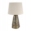 Lampka Nocna stołowa MAGDA E27 GOLD / BEIGE 39cm