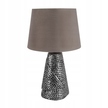 Lampka Nocna stołowa MAGDA E27 SILVER / GREY 39cm