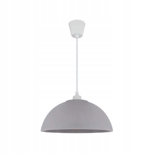 Lampa Zwis wisząca szara pojedyncza INKA E27 (1)