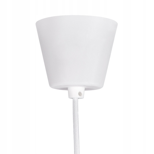 Lampa Zwis wisząca biała pojedyncza INKA E27 (2)