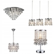 Lampa Plafon LONDON kryształki 5xE14 (3)