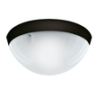 LAMPA PLAFON ZEWNĘTRZNY IP54 E27 czarna czujnik