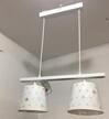 Lampa wisząca listwa dziecięca biała GWIAZDKI