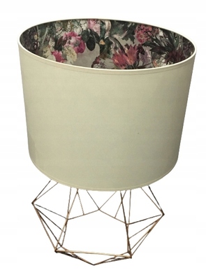 Nowoczesna lampa stołowa LOFT kwiaty 56cm