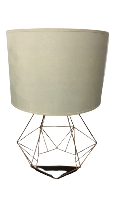 Nowoczesna lampa stołowa LOFT kwiaty 56cm (3)