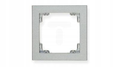 DECO Ramka pojedyncza srebrny metalik 7DR-1