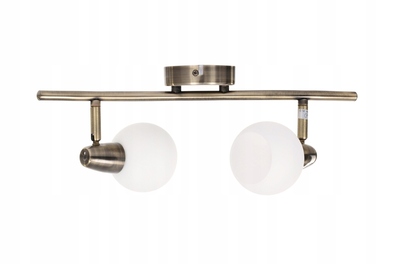 Lampa sufitowa DAVID-2 antyczny mosiądz 2xE14
