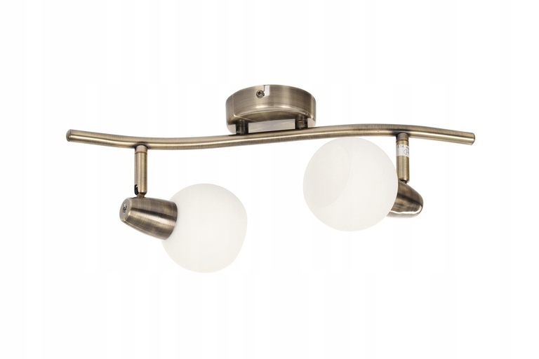 Lampa sufitowa DAVID-2 antyczny mosiądz 2xE14 (3)