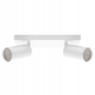 Lampa MANAM GU10 listwa WHITE 2xGU10 PLAFON