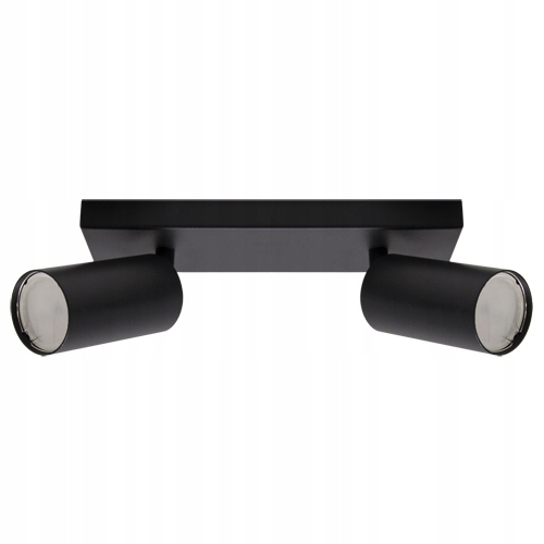 Lampa MANAM GU10 listwa BLACK 2xGU10 PLAFON