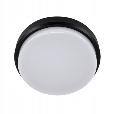PLAFON HERMETYCZNY ARON LED C 12W BLACK 4000K