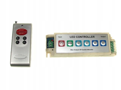 Sterownik Kontroler RGB RF 6 przycisków 12A+PANEL