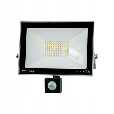 NAŚWIETLACZ KROMA LED 50W GREY 6500K czujnik
