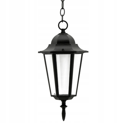Lampa ogrodowa wisząca zwis LIGURIA czarna